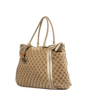 Alternative view of Gucci Shopper Bella Medium GG Supreme Oro