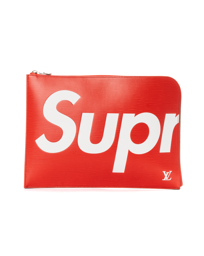 Louis Vuitton X Supreme Pochette Jour MM Epi Rosso