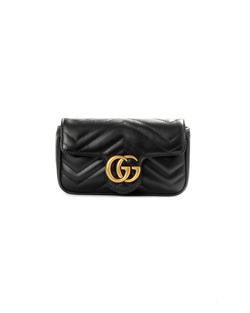 Gucci Mini Marmont 16 Matellassè Nera