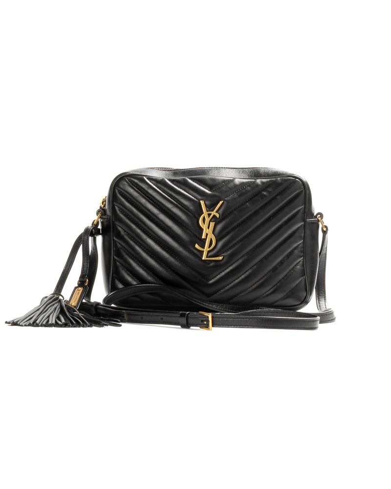 Saint Laurent Camera Bag Lou Trapuntata Nera