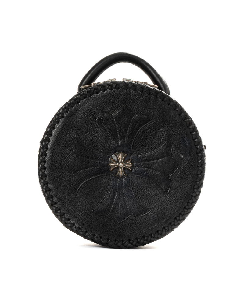 Chrome Hearts Black Moon Round Small Nera