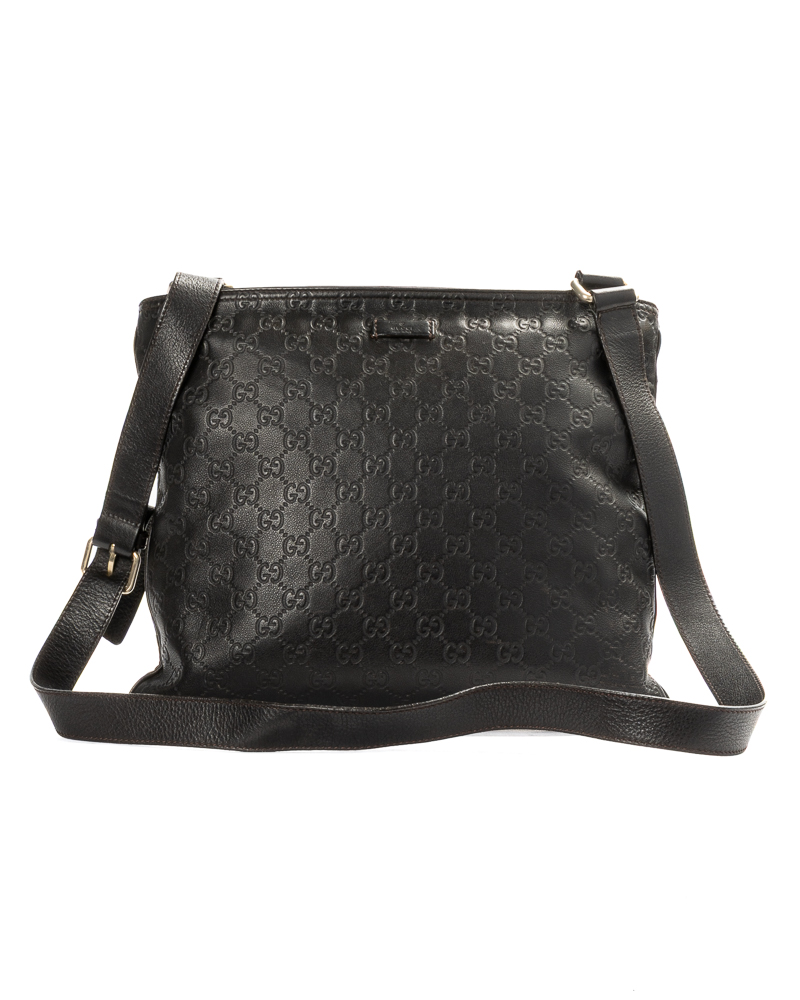 Gucci Tracolla Man GG Guccissima Marrone