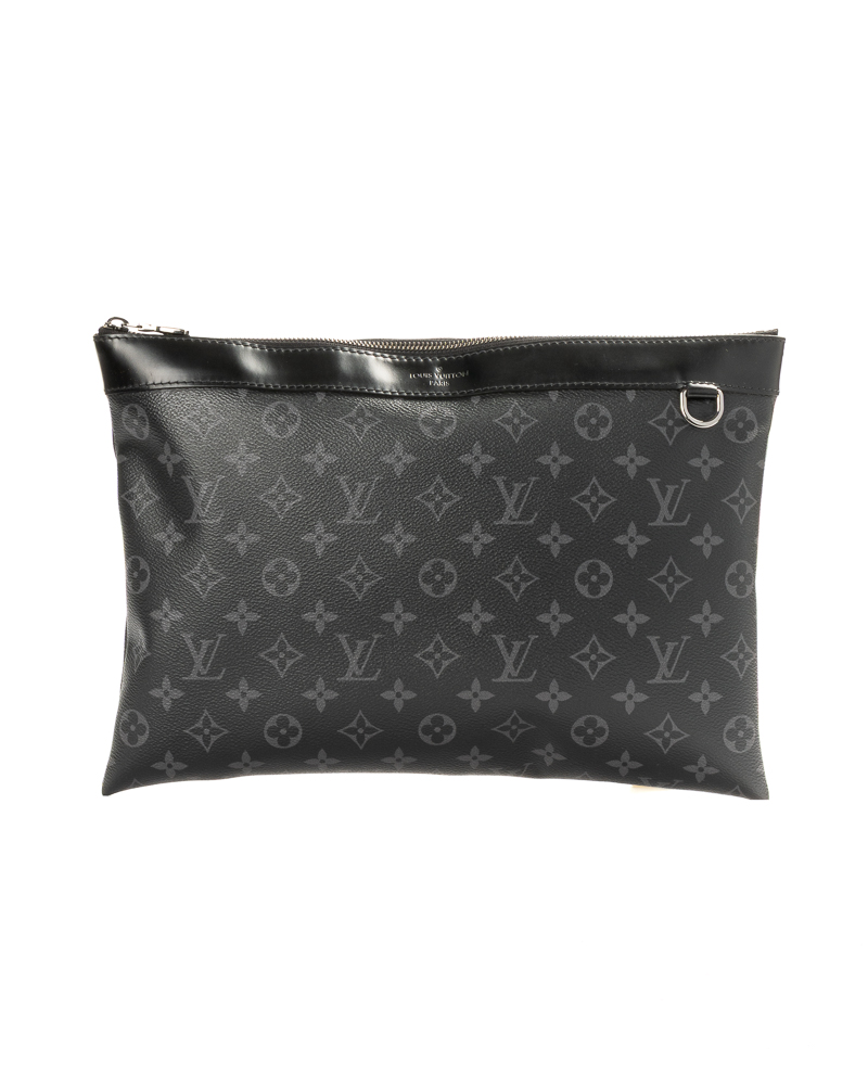 Louis Vuitton Clutch Discovery GM Monogram Eclipse