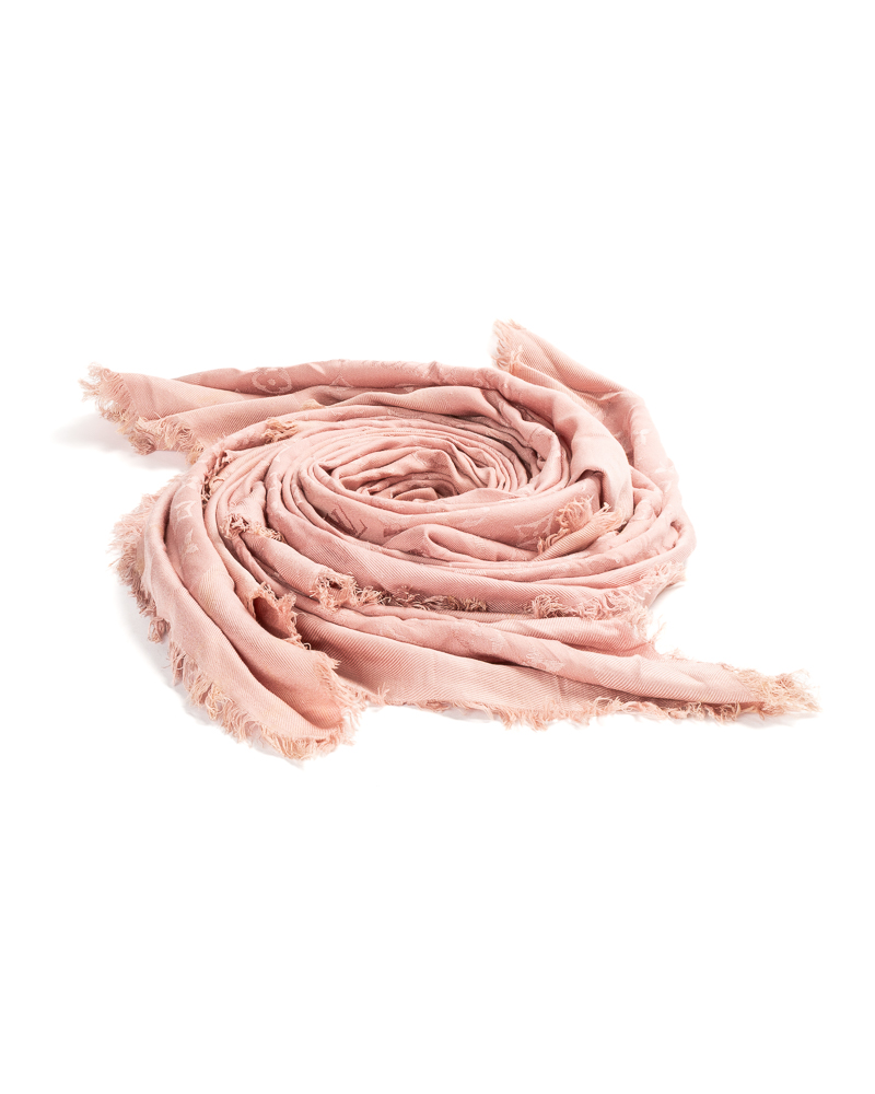 Louis Vuitton Scialle Monogram Rosa