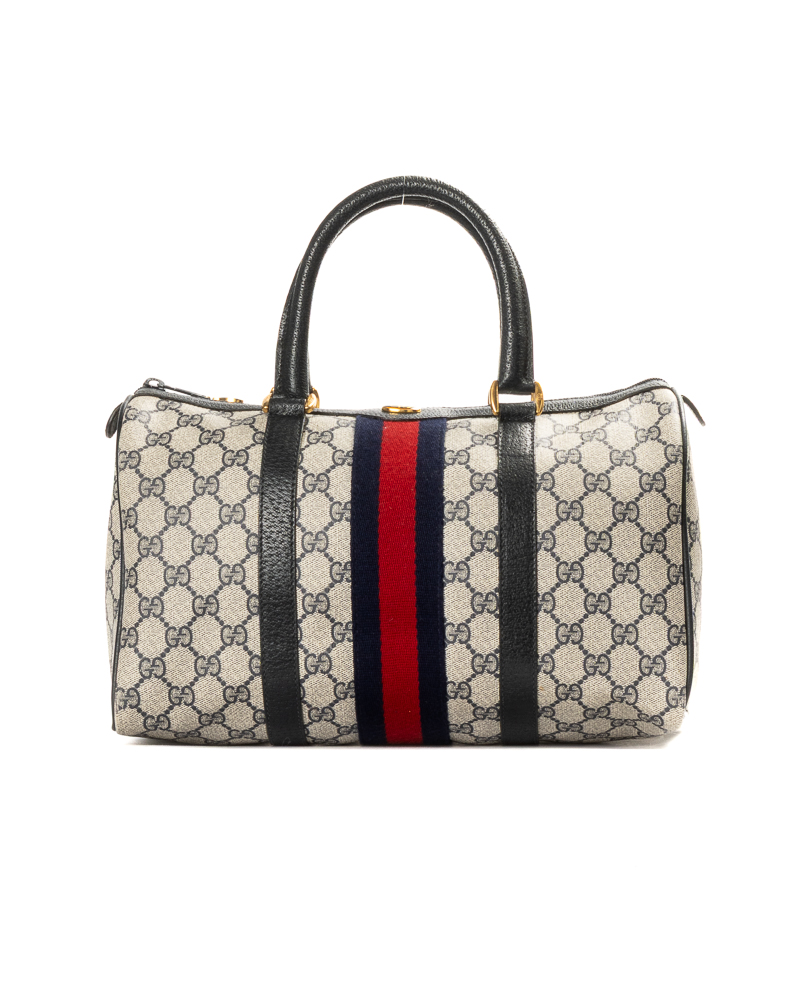 Gucci Boston Medium GG Supreme Blu