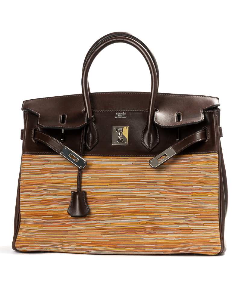 Hermès Sac Birkin 35 Vibrato/Swift Moka