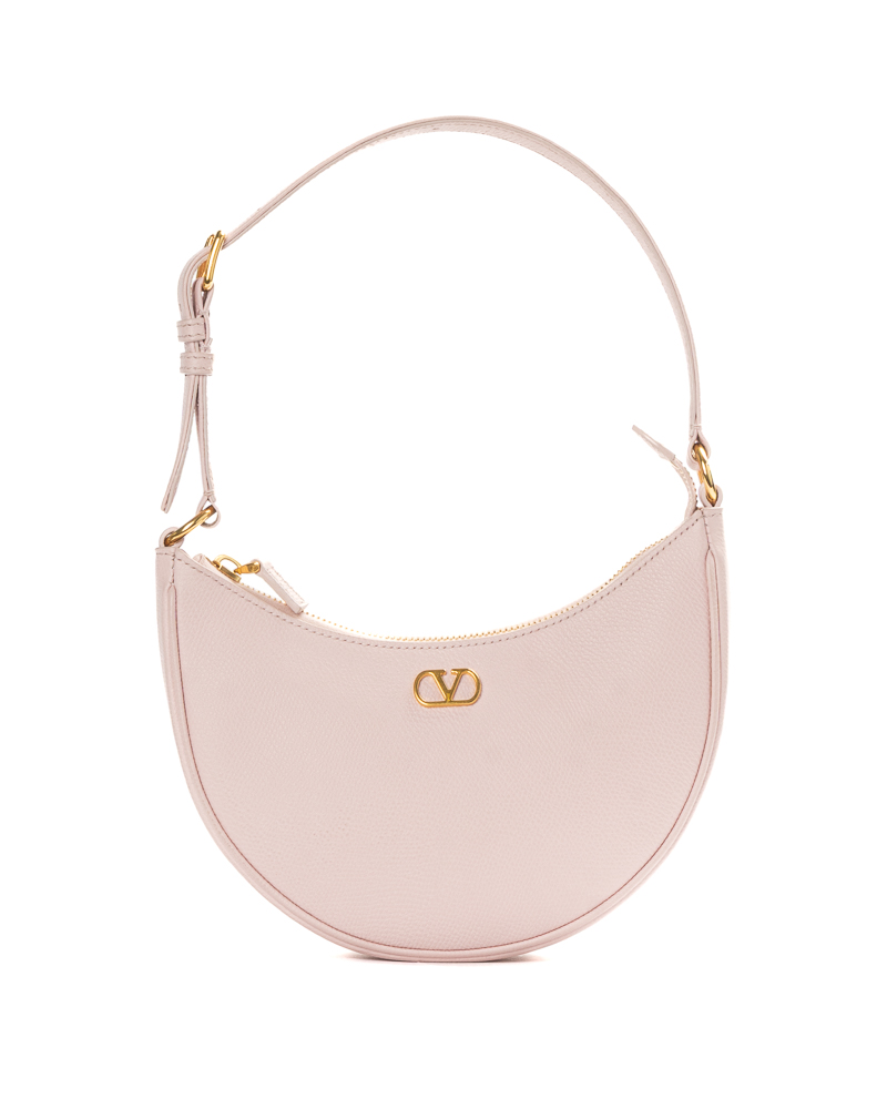 Valentino Hobo VLogo Mini Granulata Rosa