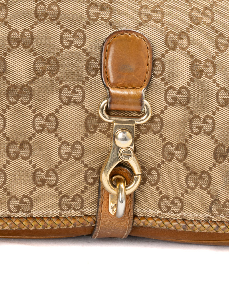 Alternative view of Gucci Tracolla Vintage GG Supreme Marrone