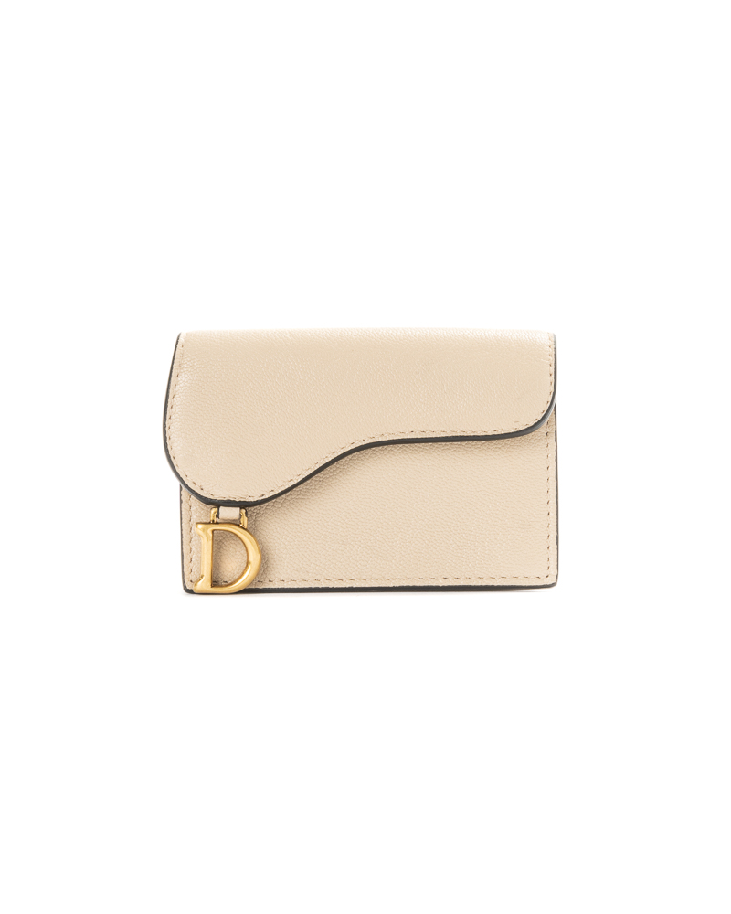 Dior Portacarte Bloom Saddle Beige