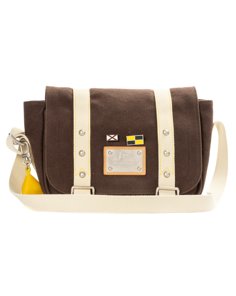 Louis Vuitton Cup Antigua Besace PM Canvas Marrone