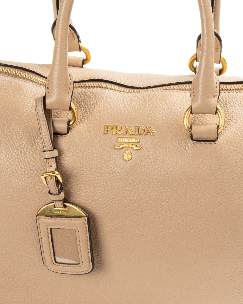 Alternative view of Prada Bauletto Medium Granulata Beige