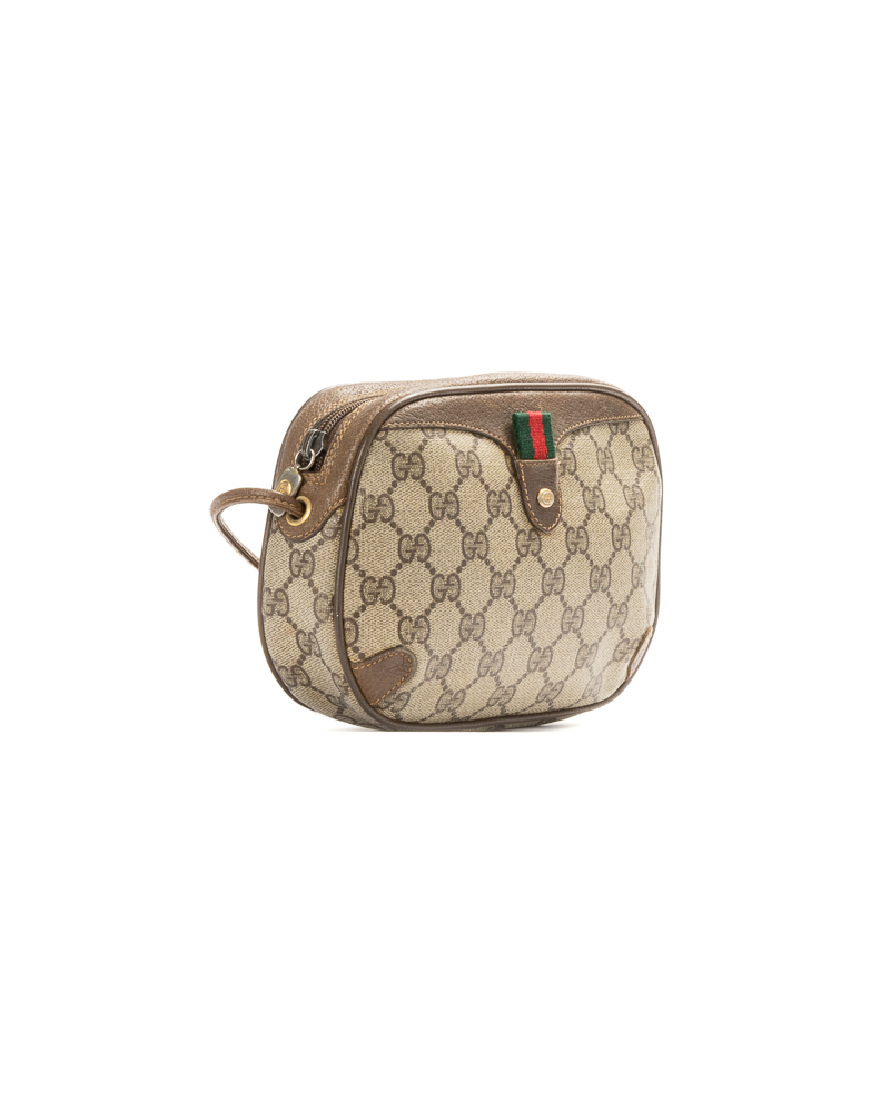 Alternative view of Gucci Camera Bag Round GG Supreme Marrone