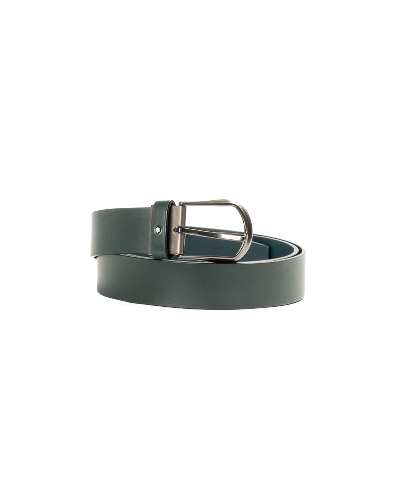 Montblanc Cintura Round Reversibile Verde