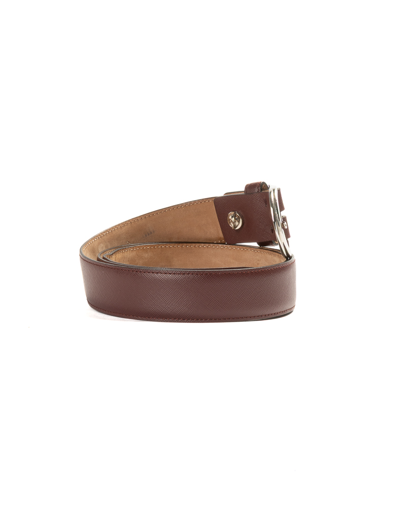 Alternative view of Montblanc Cintura Round Saffiano Bordeaux