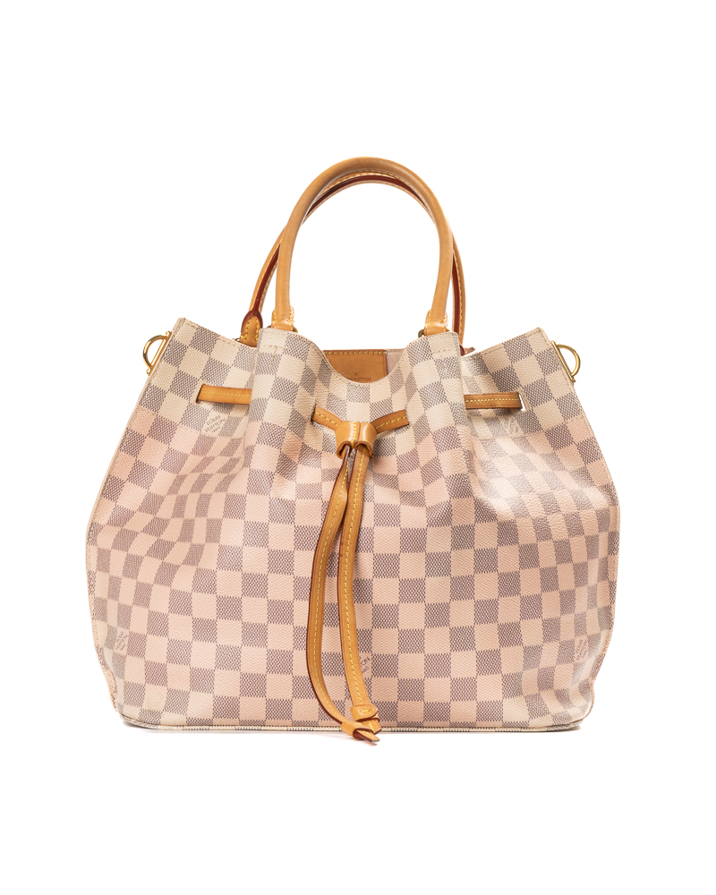 Louis Vuitton Girolata MM Damier Azur Rosa
