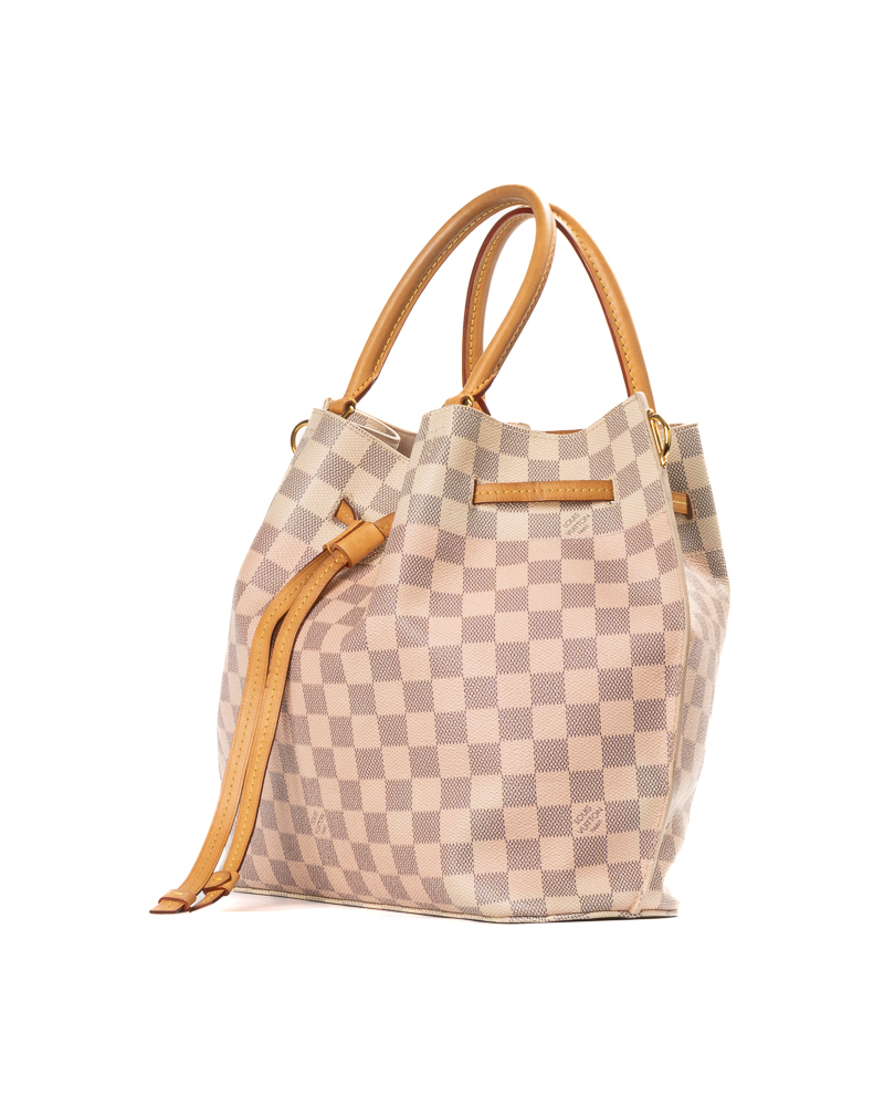 Alternative view of Louis Vuitton Girolata MM Damier Azur Rosa