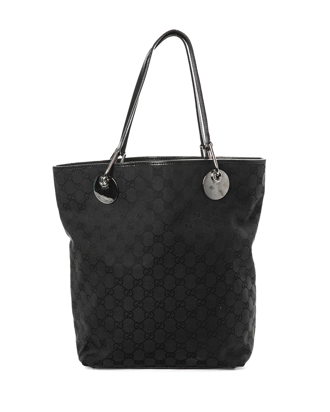 Gucci Tote Vertical Medium GG Supreme Nero