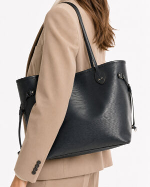 Alternative view of Louis Vuitton Neverfull MM Epi Blu