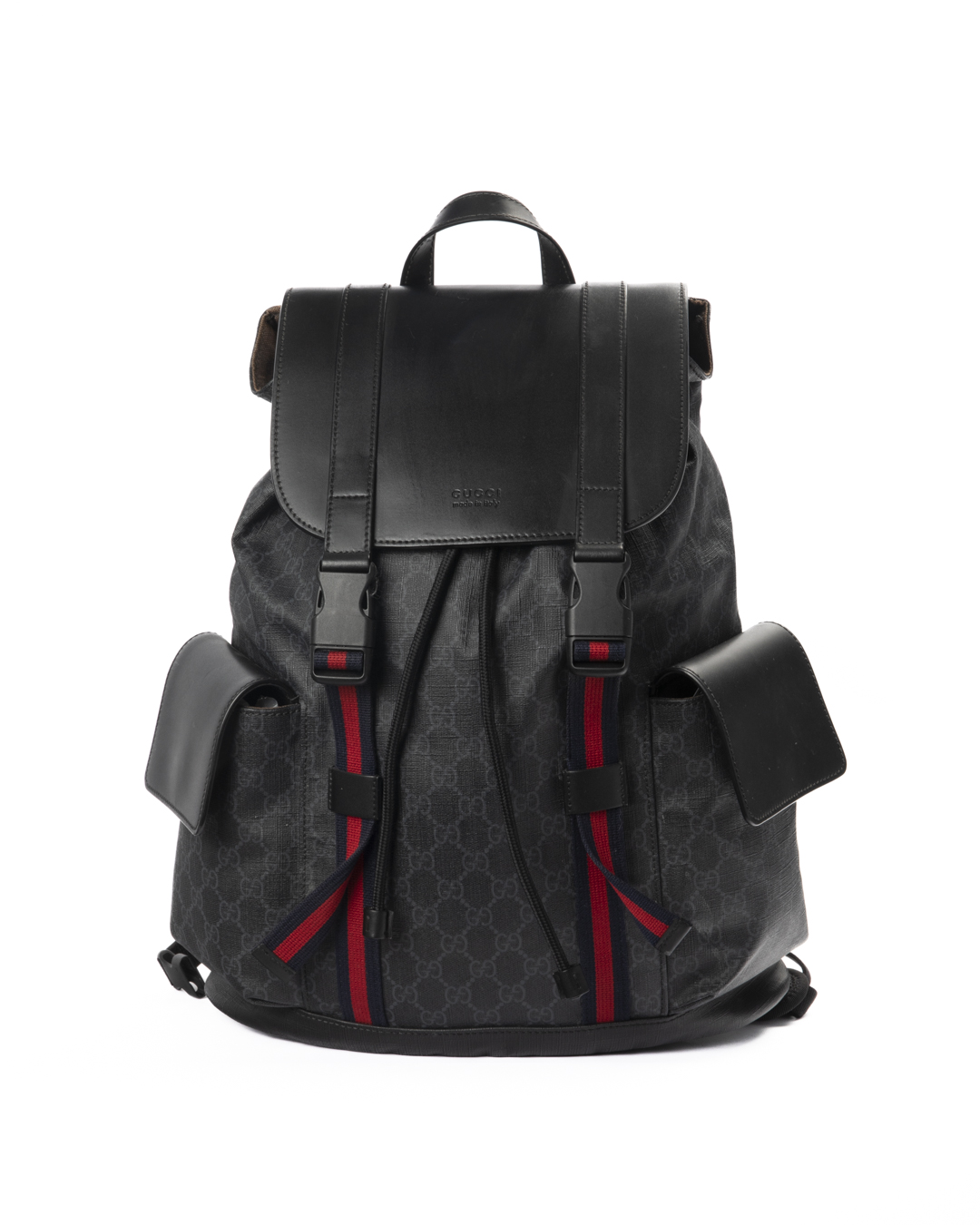 Gucci Zaino Task Web Large GG Supreme Blu