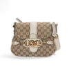 Gucci Horsebit Sottospalla Small GG Supreme Bianco