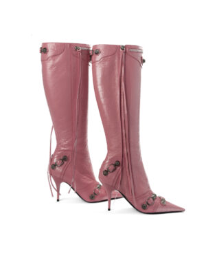 Alternative view of Balenciaga Stivale Alto Cagole Rosa