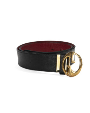 Gucci Cintura Reversibile Nera Rossa