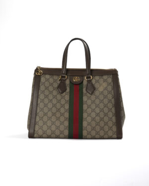 Gucci Tote Ophidia GG Supreme Marrone