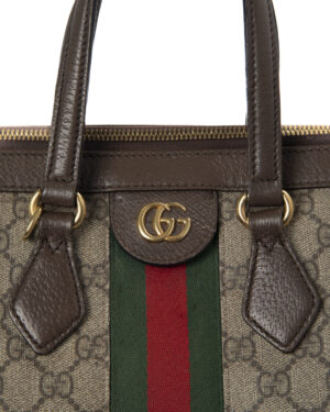 Alternative view of Gucci Tote Ophidia GG Supreme Marrone