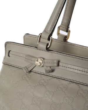 Alternative view of Gucci Sherry Tote Web Medium Vintage Beige