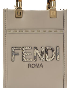 Alternative view of Fendi Sunshine Tote Mini Beige