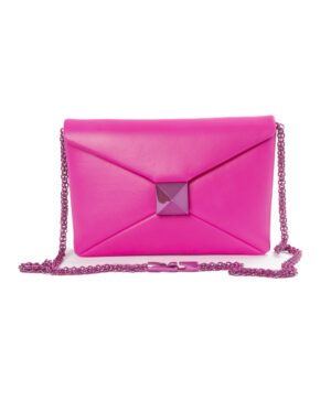 Alternative view of Valentino Pochette One Stud Medium Fucsia