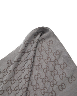 Alternative view of Gucci Scialle Bicolor GG Supreme Marrone