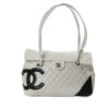 Chanel Cambon Tote Large Trapuntata Bianco