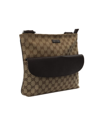 Alternative view of Gucci Tracolla Man GG Supreme Marrone