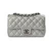 Chanel Mini Rectangular Timeless Metallizzato Argento