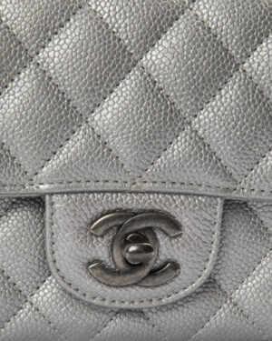 Alternative view of Chanel Mini Rectangular Timeless Metallizzato Argento