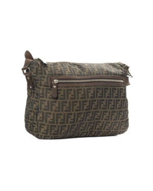 Alternative view of Fendi Messanger Large FF Logomania Marrone