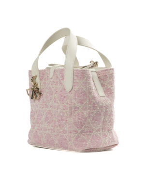 Alternative view of Dior Toujours Small Tweed Cannage Rosa