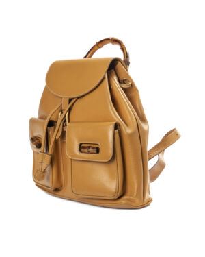 Alternative view of Gucci Zaino Bamboo Medium Beige