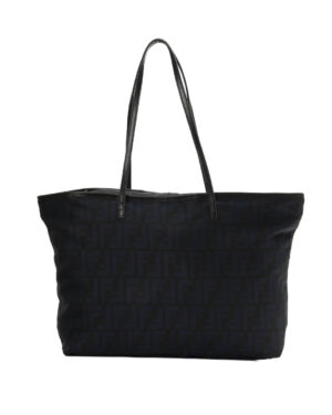 Fendi Roll Bag Medium Nylon FF Bicolor Blu