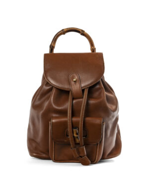 Gucci Zaino Bamboo Small Marrone