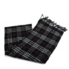Burberry Sciarpa Check Cashmere Blu