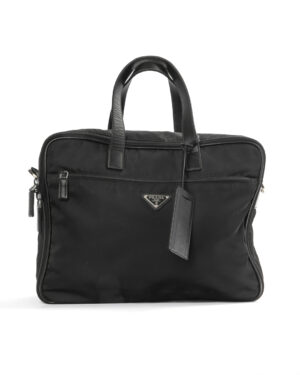 Prada Messanger Zip Large Nylon Nera
