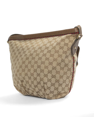 Alternative view of Gucci Bucket Zip Vintage GG Supreme Marrone
