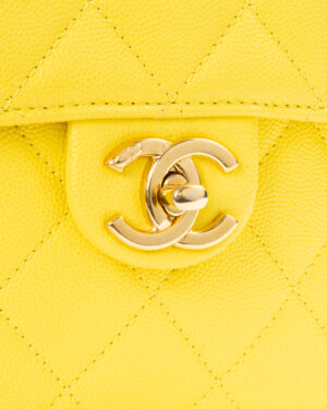 Alternative view of Chanel Vanity Case Small Timeless Caviar Gialla