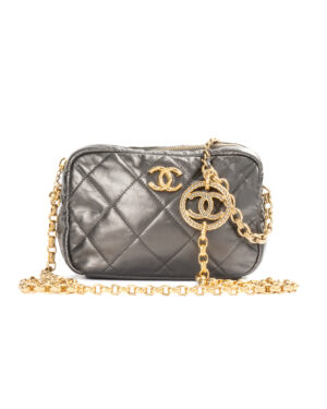 Chanel Camera Bag Pearl Metalizzata Grigia