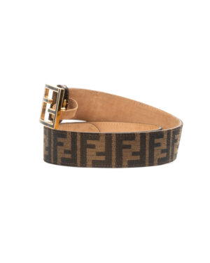 Alternative view of Fendi Cintura FF Logomania Marrone