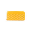 Goyard Portafoglio Mantignon Zip Goyardine Gialla