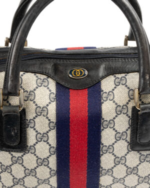 Alternative view of Gucci Boston Web Square GG Supreme Blu