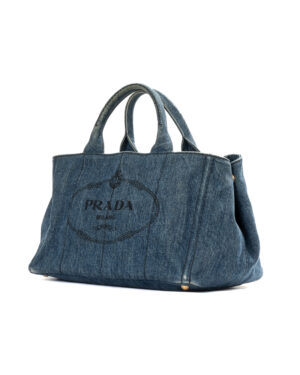 Alternative view of Prada Canapa Bag Large Denim Blu